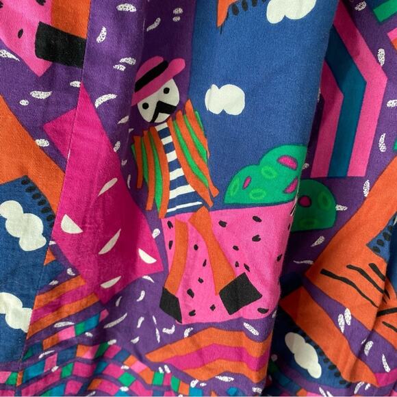 Vintage Roberto Dei Como Italy 2 Piece Suit Set Blazer Skirt Dog Gondolier 10 - Picture 9 of 11